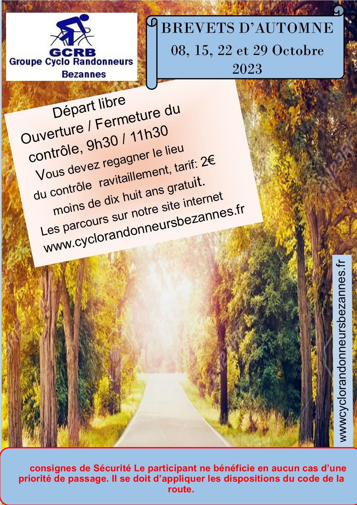 2023 flyer brevet d automne