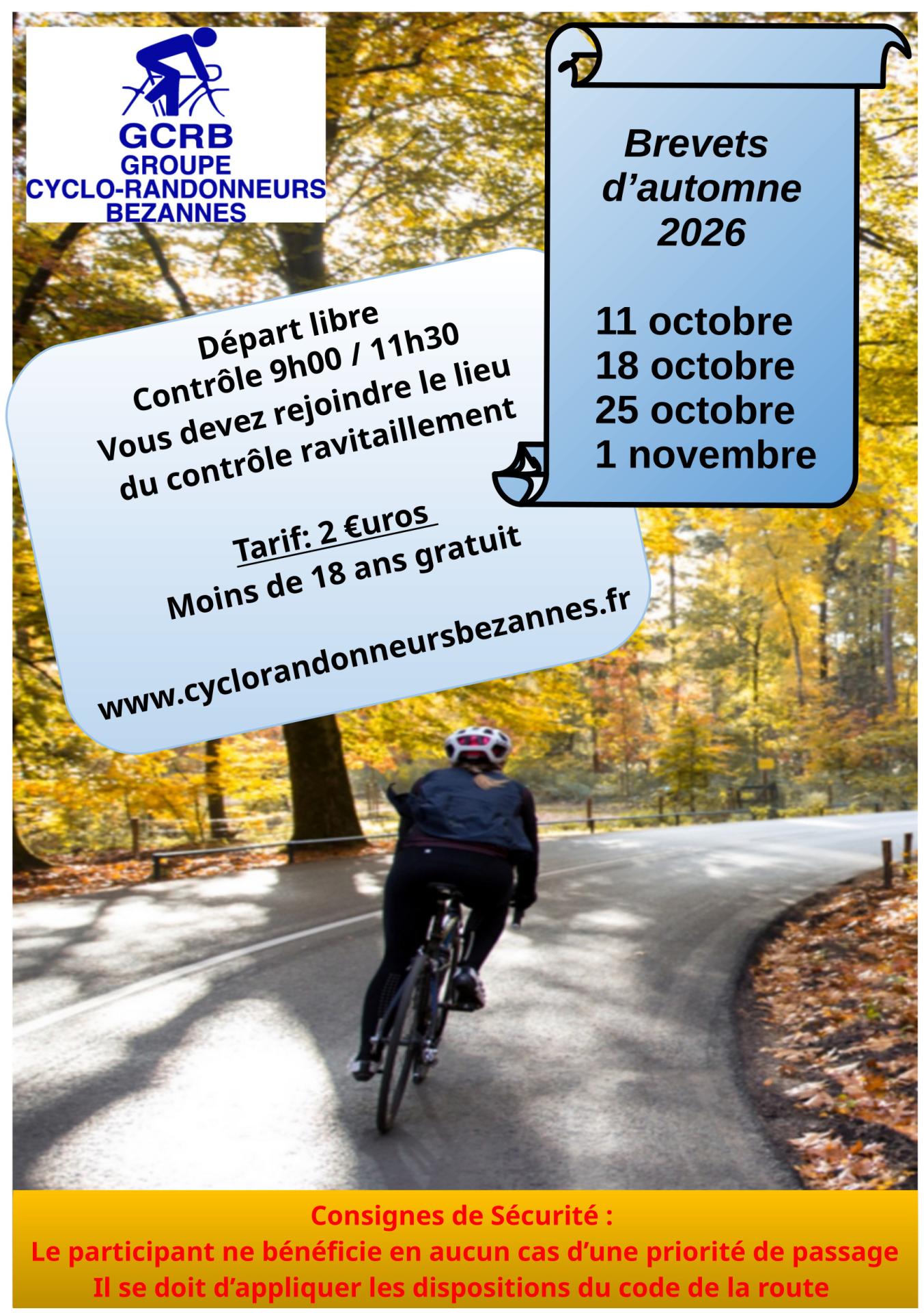 2026 brevets d automne flyer